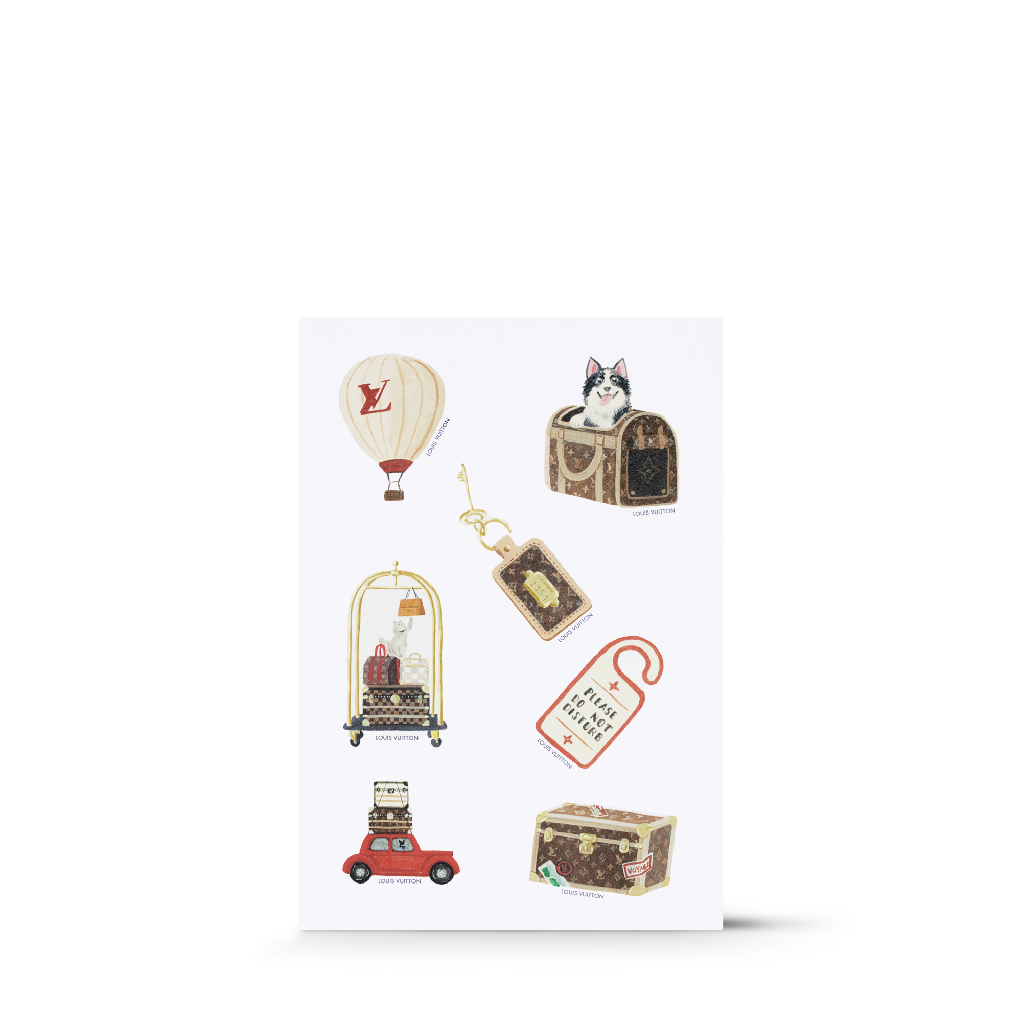 LOUIS VUITTON エッフェル塔ノート Jane Notebook MM & Stickers Carnets de Palace Sunset S00 - Trunks